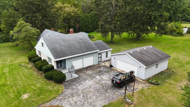 Home and garage areas