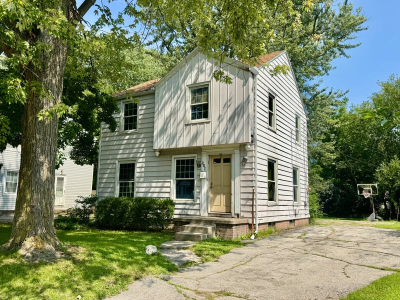Front exterior of 510 Richards Road showing the two-story home, front entry, and driveway