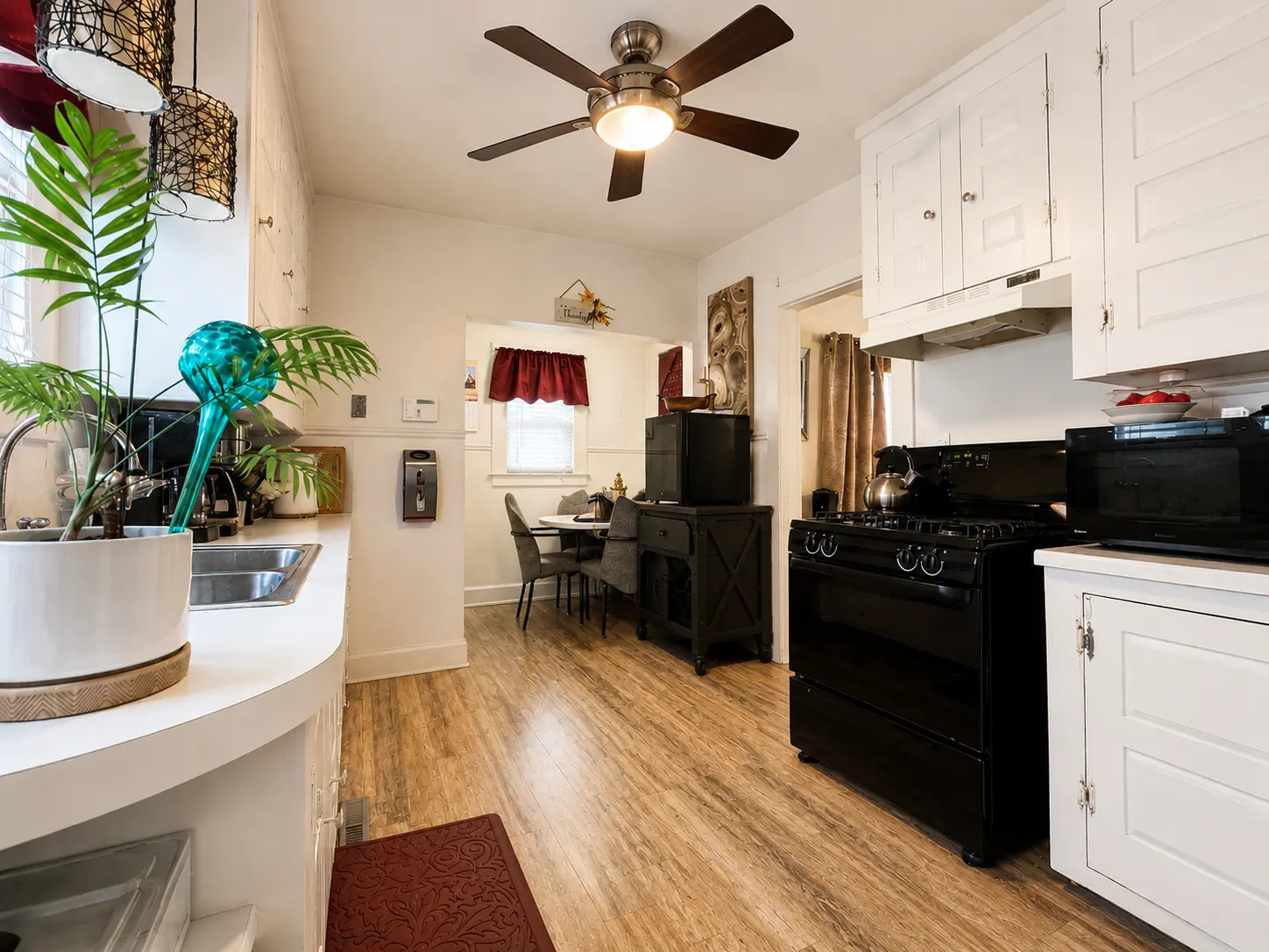 Kitchen at 3718 Revere Drive looking toward the eat-in breakfast area